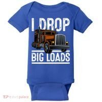 Truck Trucker Funny Gift Baby Bodysuit thumb 0