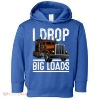 Truck Trucker Funny Gift Toddler Hoodie thumb 0
