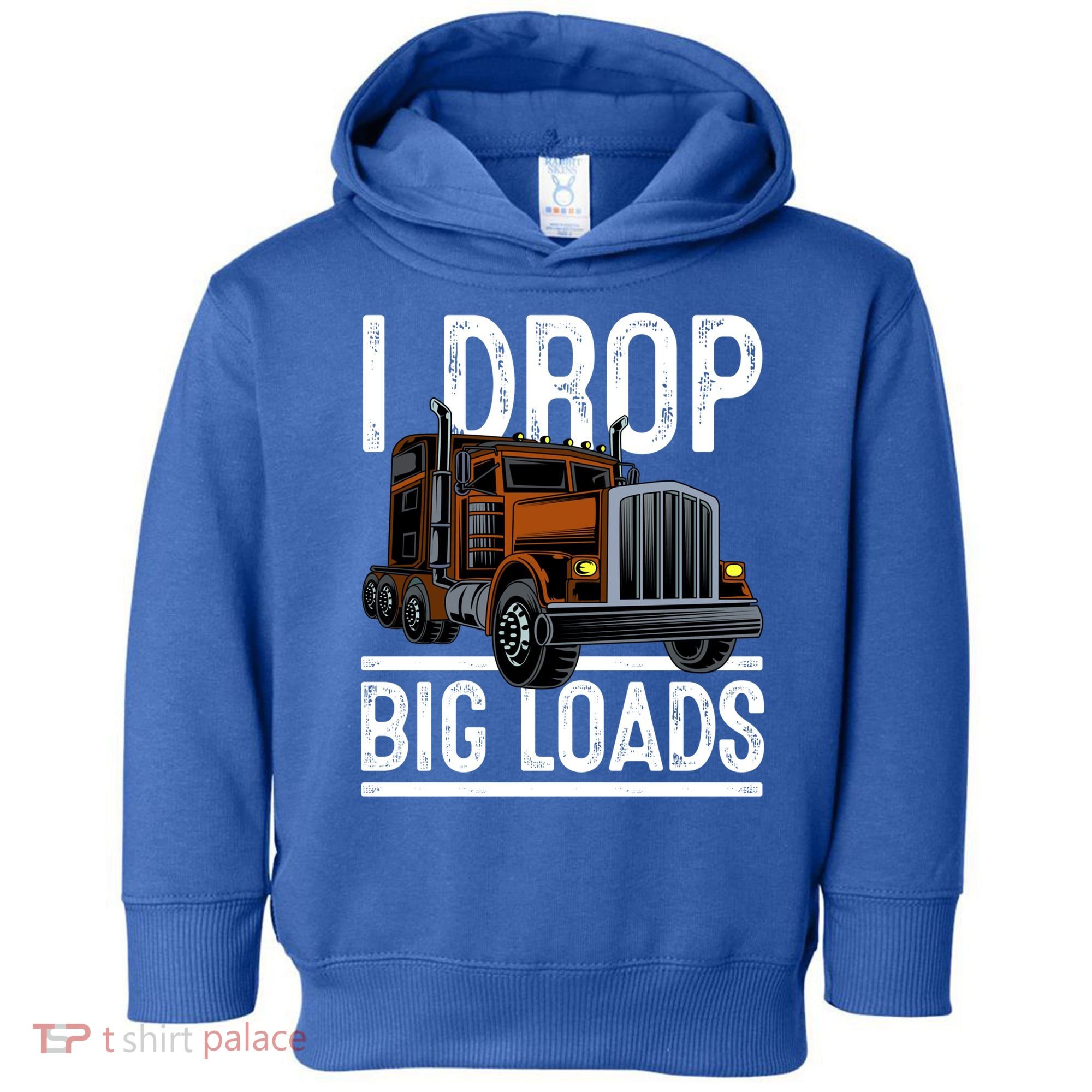 Truck Trucker Funny Gift Toddler Hoodie