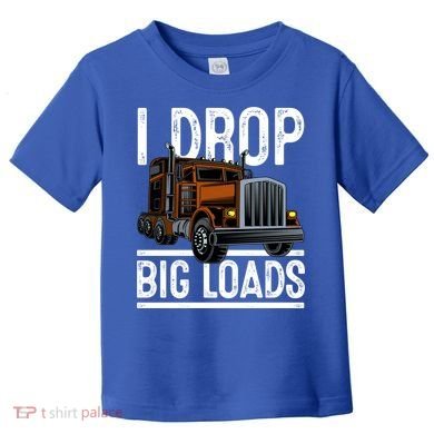 Truck Trucker Funny Gift Toddler T-Shirt