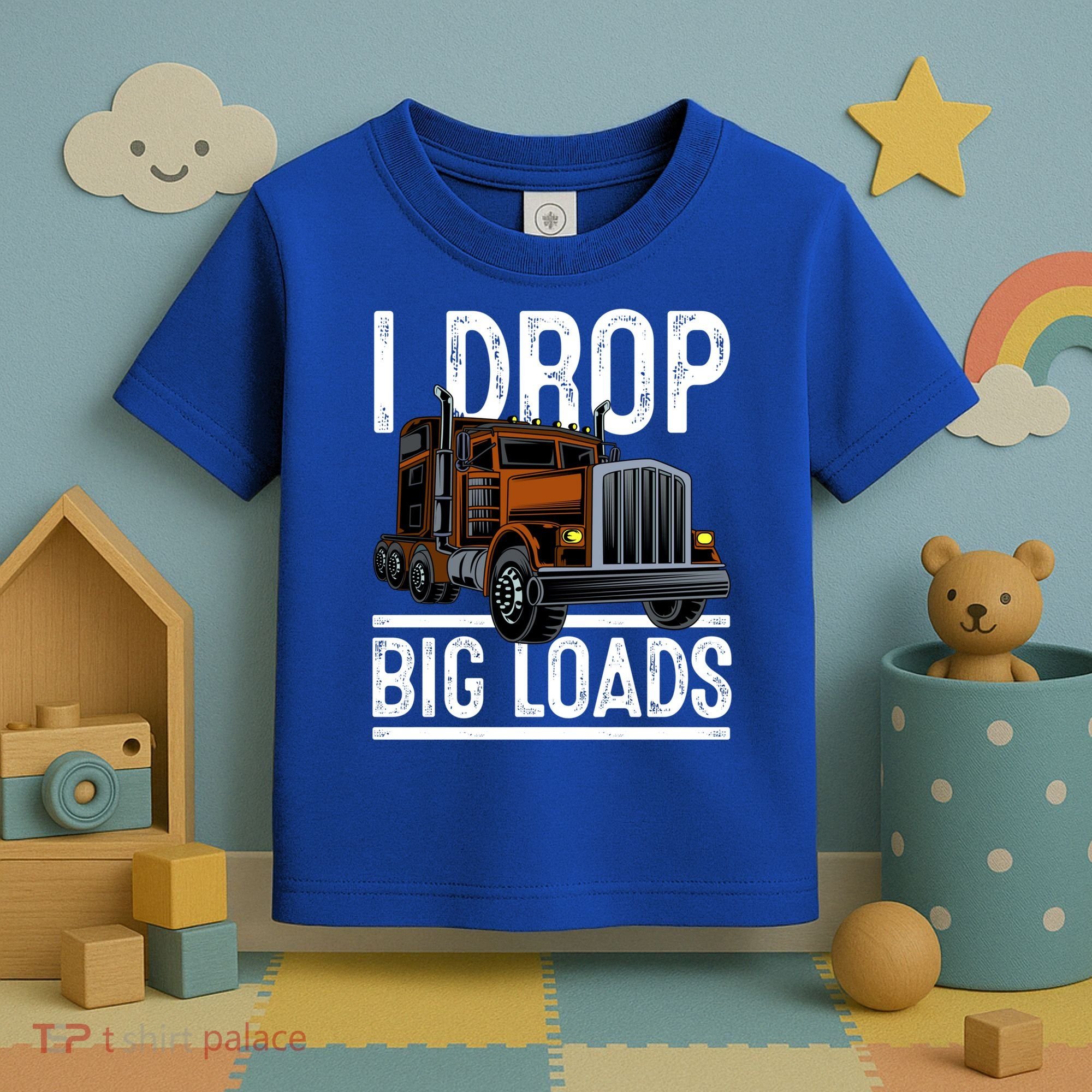 Truck Trucker Funny Gift Toddler T-Shirt
