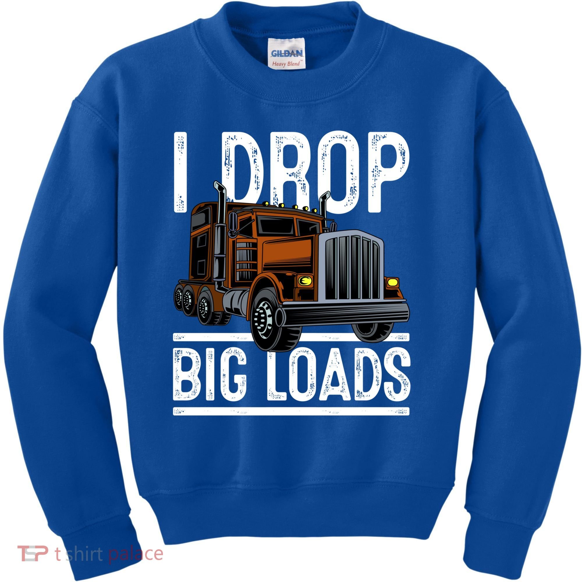 Truck Trucker Funny Gift Kids Sweatshirt