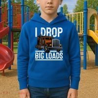 Truck Trucker Funny Gift Kids Hoodie thumb 2