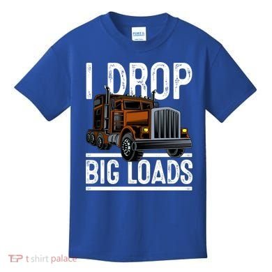 Truck Trucker Funny Gift Kids T-Shirt