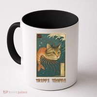 Trippi Troppa Funny Italian Brainrot Meme Japanese Coffee Mug thumb 0