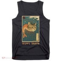 Trippi Troppa Funny Italian Brainrot Meme Japanese Tank Top thumb 0