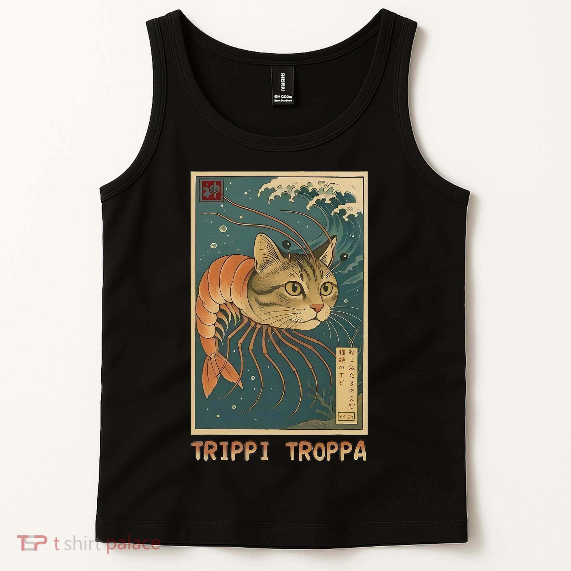 Trippi Troppa Funny Italian Brainrot Meme Japanese Tank Top