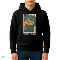 Trippi Troppa Funny Italian Brainrot Meme Japanese Kids Hoodie thumb 4