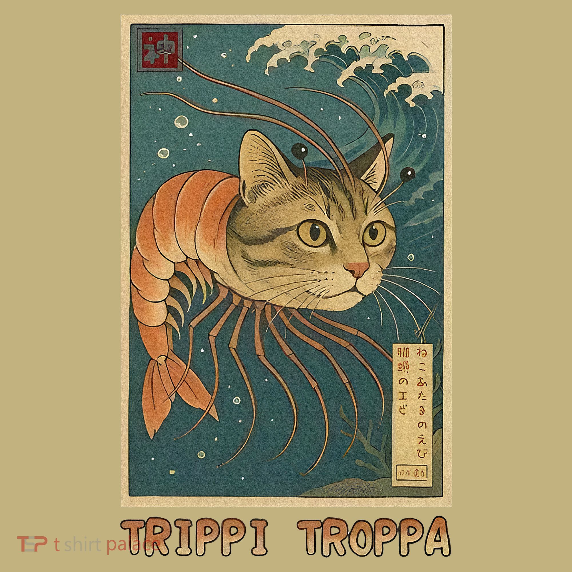 Trippi Troppa Funny Italian Brainrot Meme Japanese T-Shirt