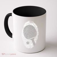 Table Tennis Fingerprint Ping Pong Table Tennis Player Coffee Mug thumb 0