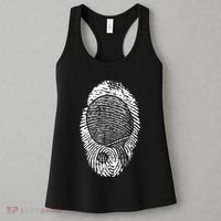 Table Tennis Fingerprint Ping Pong Table Tennis Player Women's Tank Top thumb 3