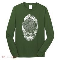 Table Tennis Fingerprint Ping Pong Table Tennis Player Long Sleeve Shirt thumb 0