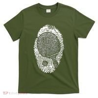 Table Tennis Fingerprint Ping Pong Table Tennis Player T-Shirt thumb 0