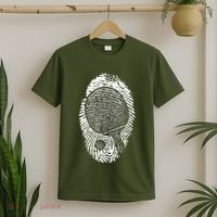 Table Tennis Fingerprint Ping Pong Table Tennis Player T-Shirt thumb 2