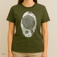 Table Tennis Fingerprint Ping Pong Table Tennis Player T-Shirt thumb 4