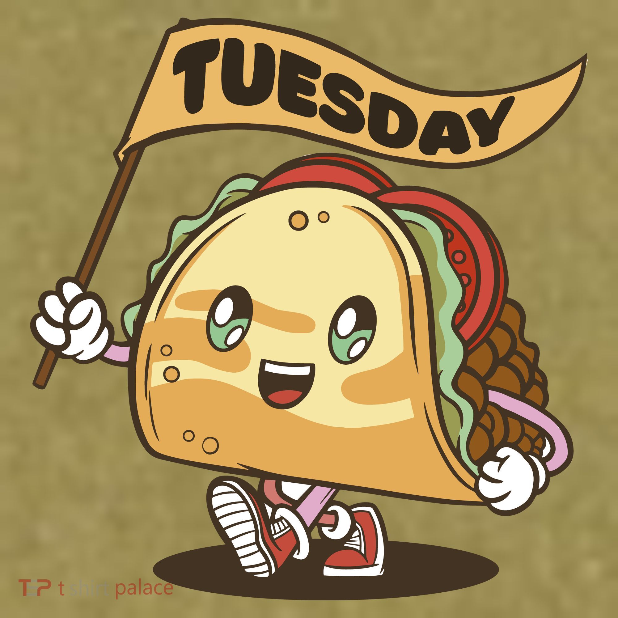Taco Tuesday Festive Garment-Dyed Women's Muscle Tee