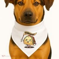 Taco Tuesday Festive USA-Made Doggie Bandana thumb 1