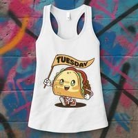 Taco Tuesday Festive Women's Tank Top thumb 3