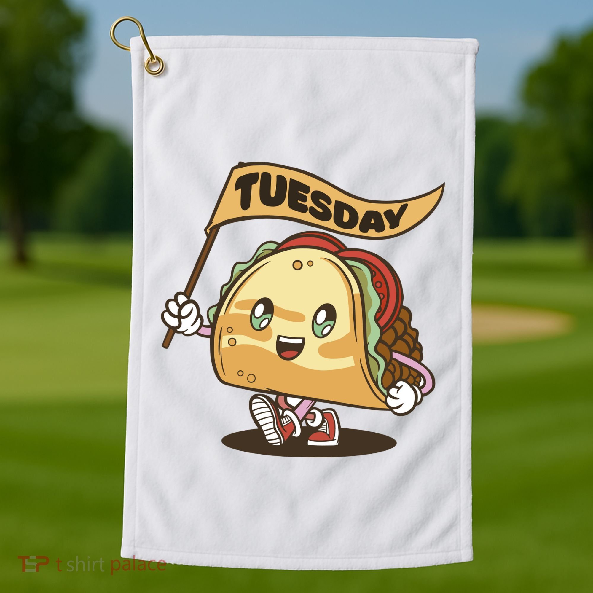Taco Tuesday Festive Golf Towel