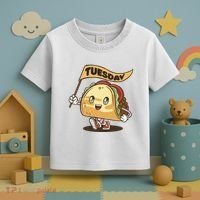 Taco Tuesday Festive Toddler T-Shirt thumb 3