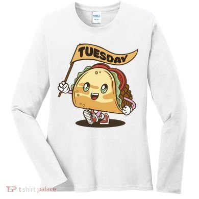 Taco Tuesday Festive Women's Long Sleeve Shirt