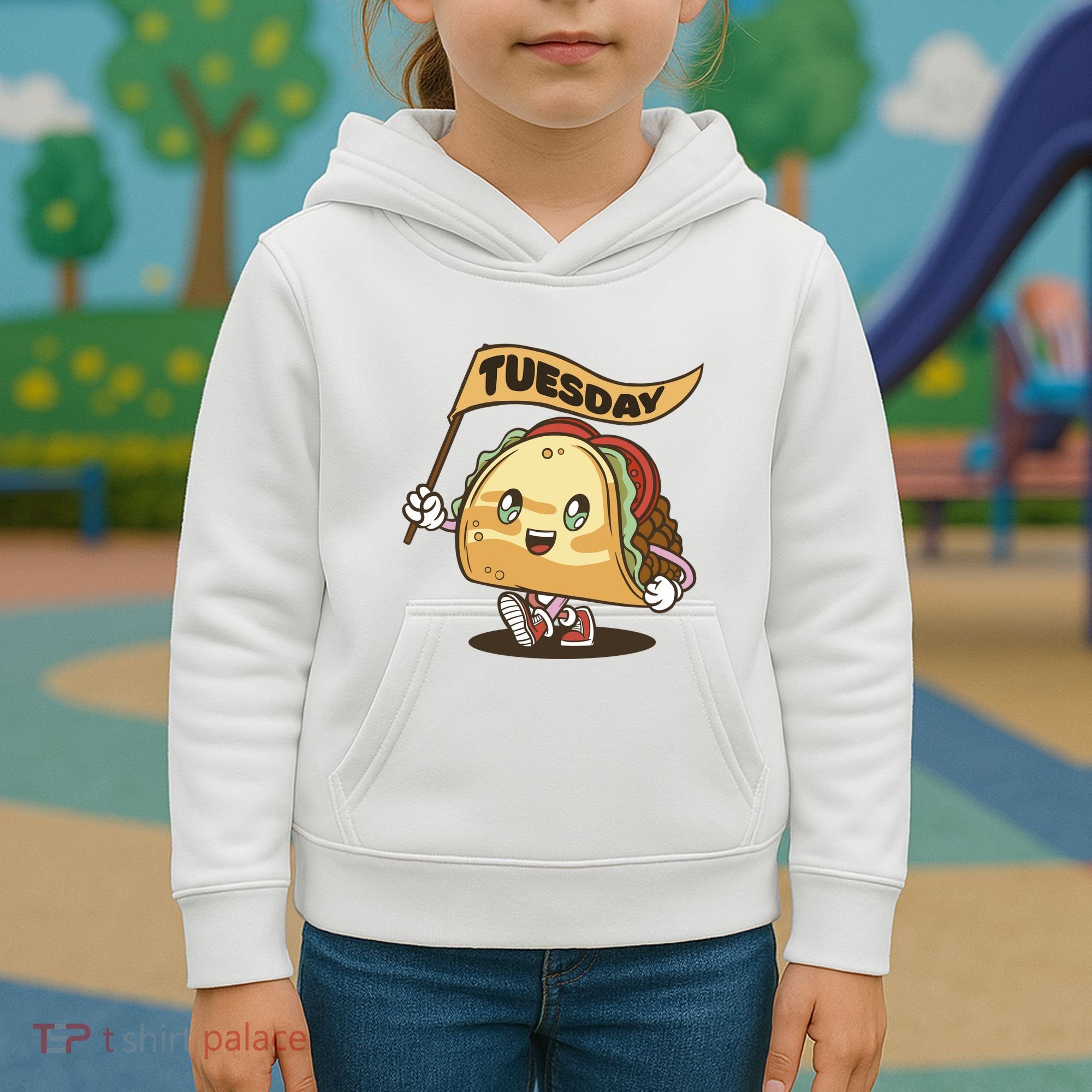 Taco Tuesday Festive Kids Hoodie