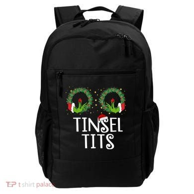 Tinsel Tits Funny Christmas Backpack