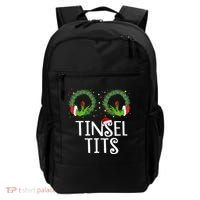 Tinsel Tits Funny Christmas Backpack thumb 0