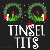 Tinsel Tits Funny Christmas Tumbler thumb 3