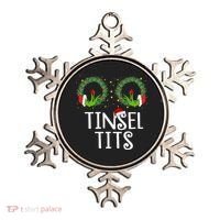 Tinsel Tits Funny Christmas Ornament thumb 0