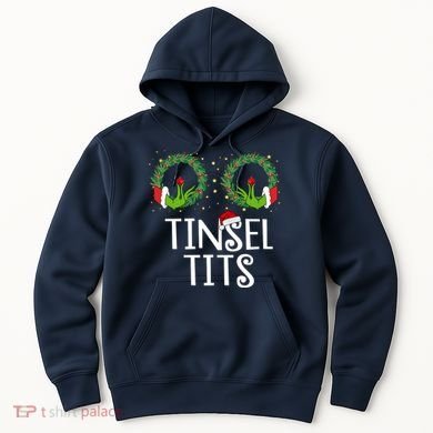 Tinsel Tits Funny Christmas Hoodie