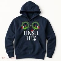 Tinsel Tits Funny Christmas Hoodie thumb 0