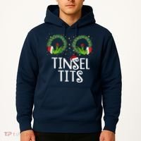 Tinsel Tits Funny Christmas Hoodie thumb 2