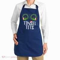 Tinsel Tits Funny Christmas Apron thumb 2