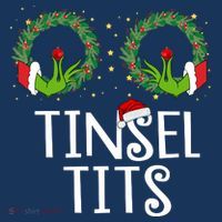 Tinsel Tits Funny Christmas Bucket Hat thumb 4