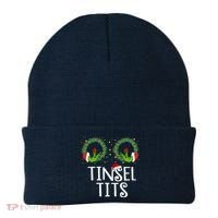 Tinsel Tits Funny Christmas Beanie thumb 0