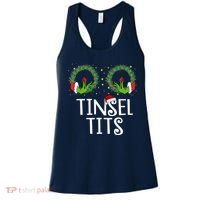 Tinsel Tits Funny Christmas Women's Tank Top thumb 0