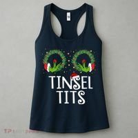 Tinsel Tits Funny Christmas Women's Tank Top thumb 3