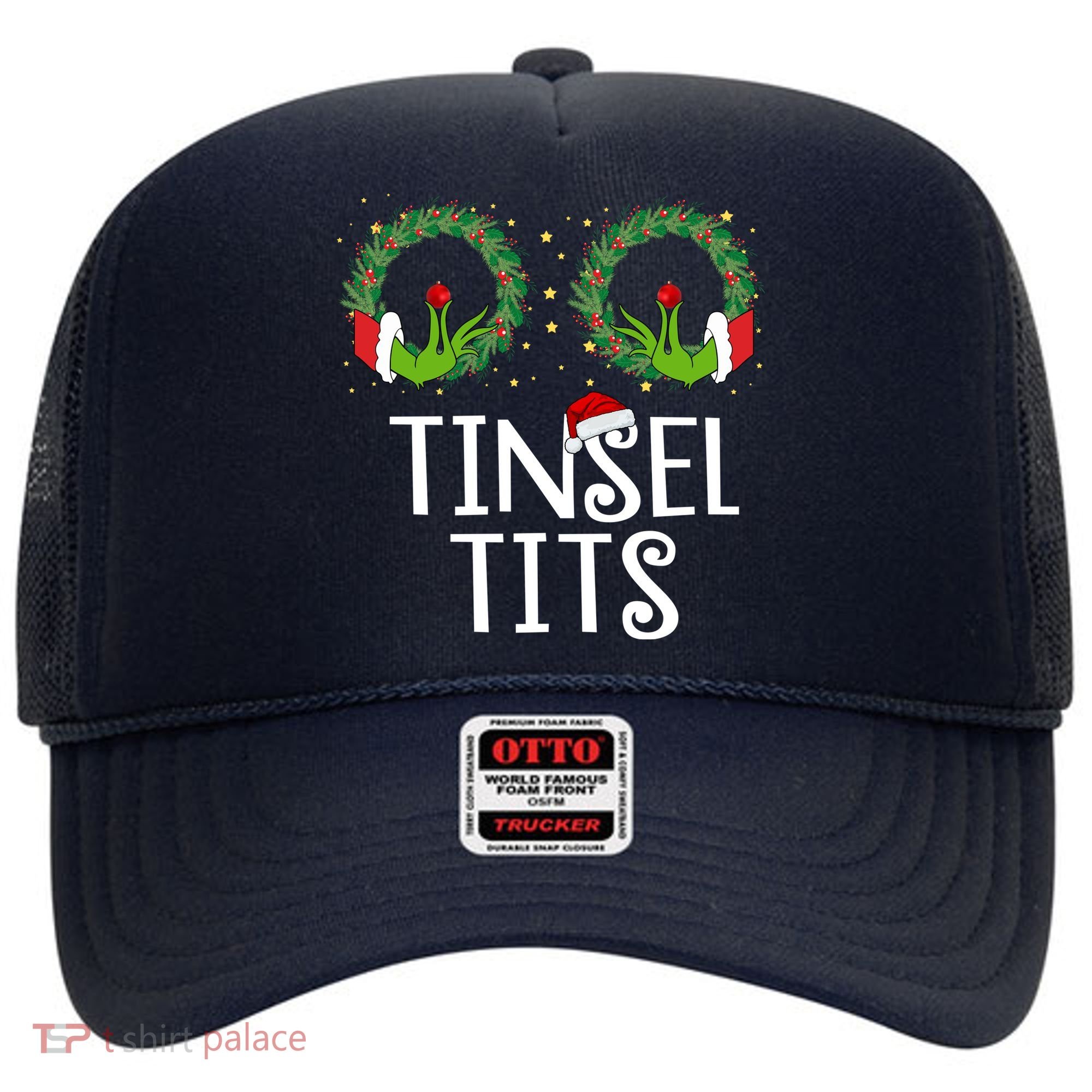 Tinsel Tits Funny Christmas Hat
