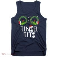 Tinsel Tits Funny Christmas Tank Top thumb 0