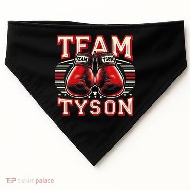 Team Tyson Family Personalized Name USA-Made Doggie Bandana