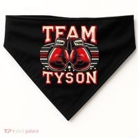 Team Tyson Family Personalized Name USA-Made Doggie Bandana thumb 0