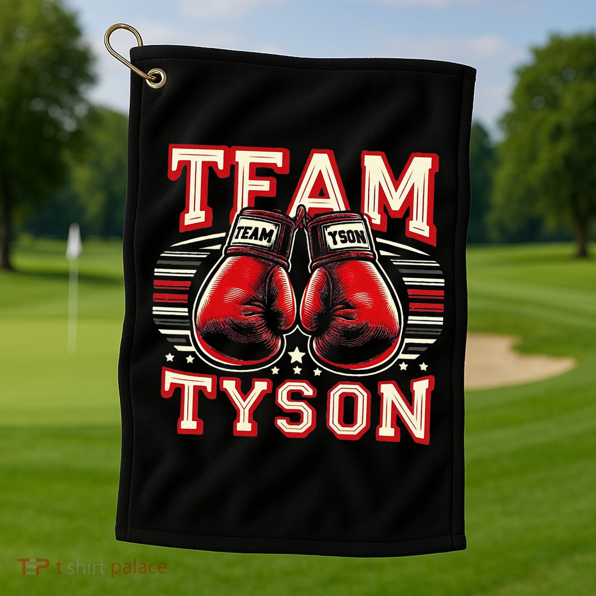 Team Tyson Family Personalized Name Golf Towel