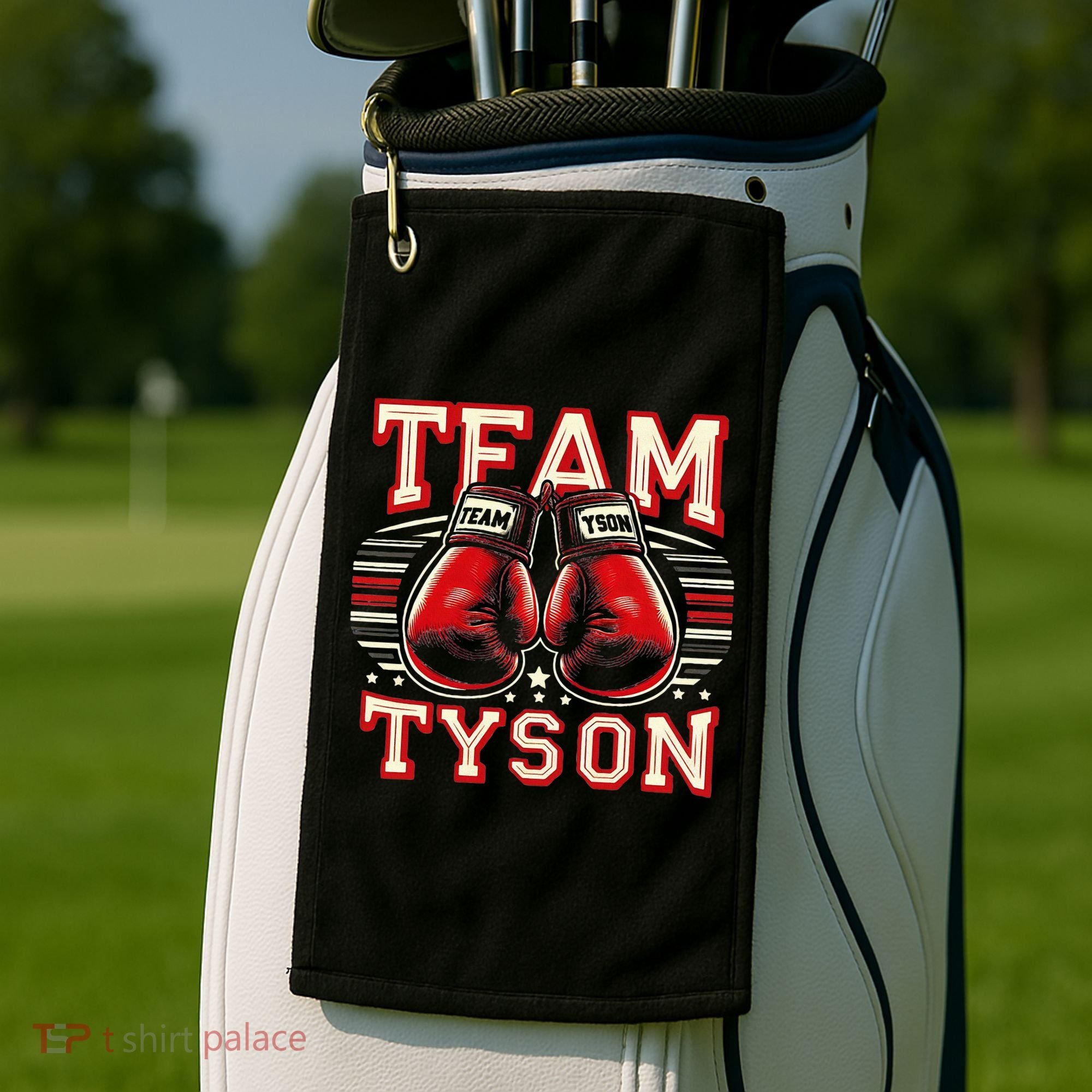 Team Tyson Family Personalized Name Golf Towel