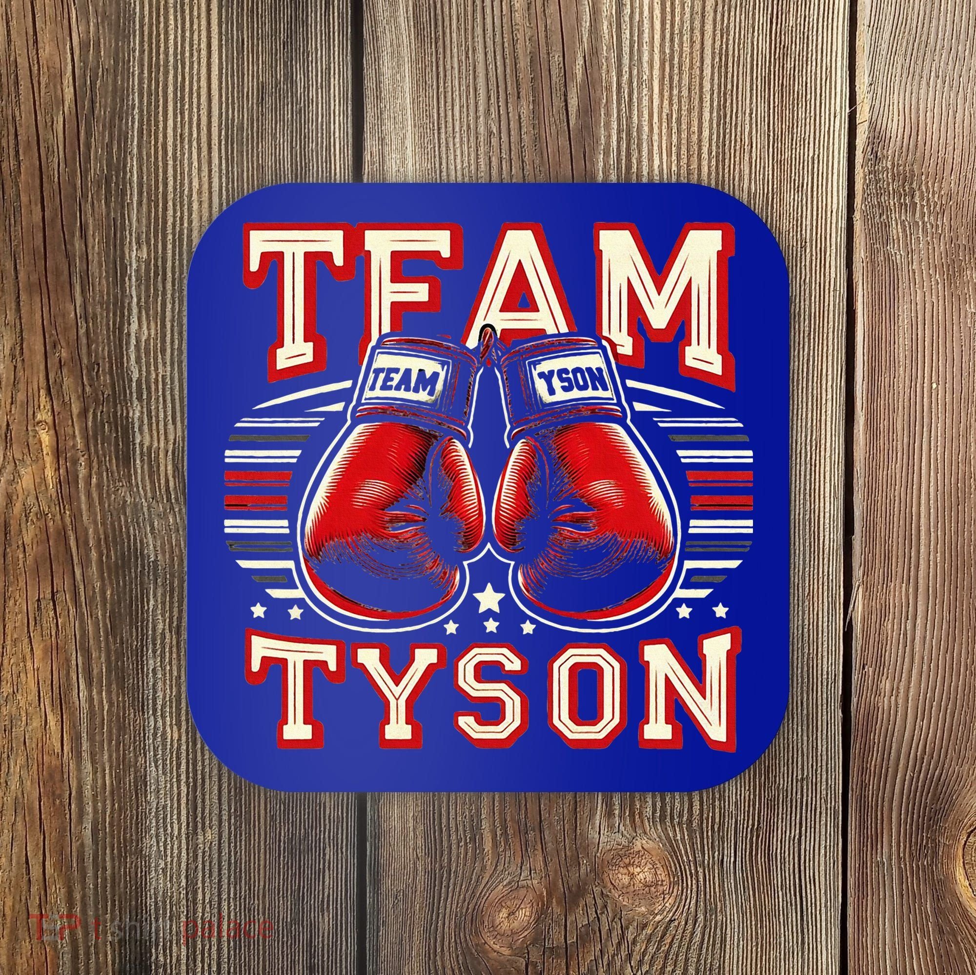 Team Tyson Family Personalized Name Coaster