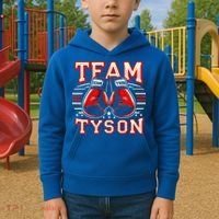Team Tyson Family Personalized Name Kids Hoodie thumb 2