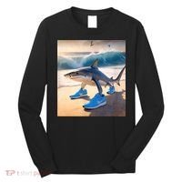 Tralalero Tralala Funny Gen Alpha Shark Meme  Long Sleeve Shirt thumb 0