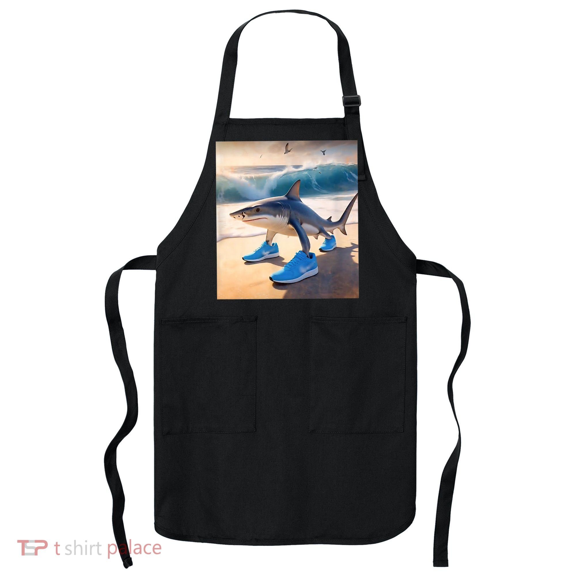 Tralalero Tralala Funny Gen Alpha Shark Meme  Apron