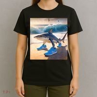Tralalero Tralala Funny Gen Alpha Shark Meme  T-Shirt thumb 4