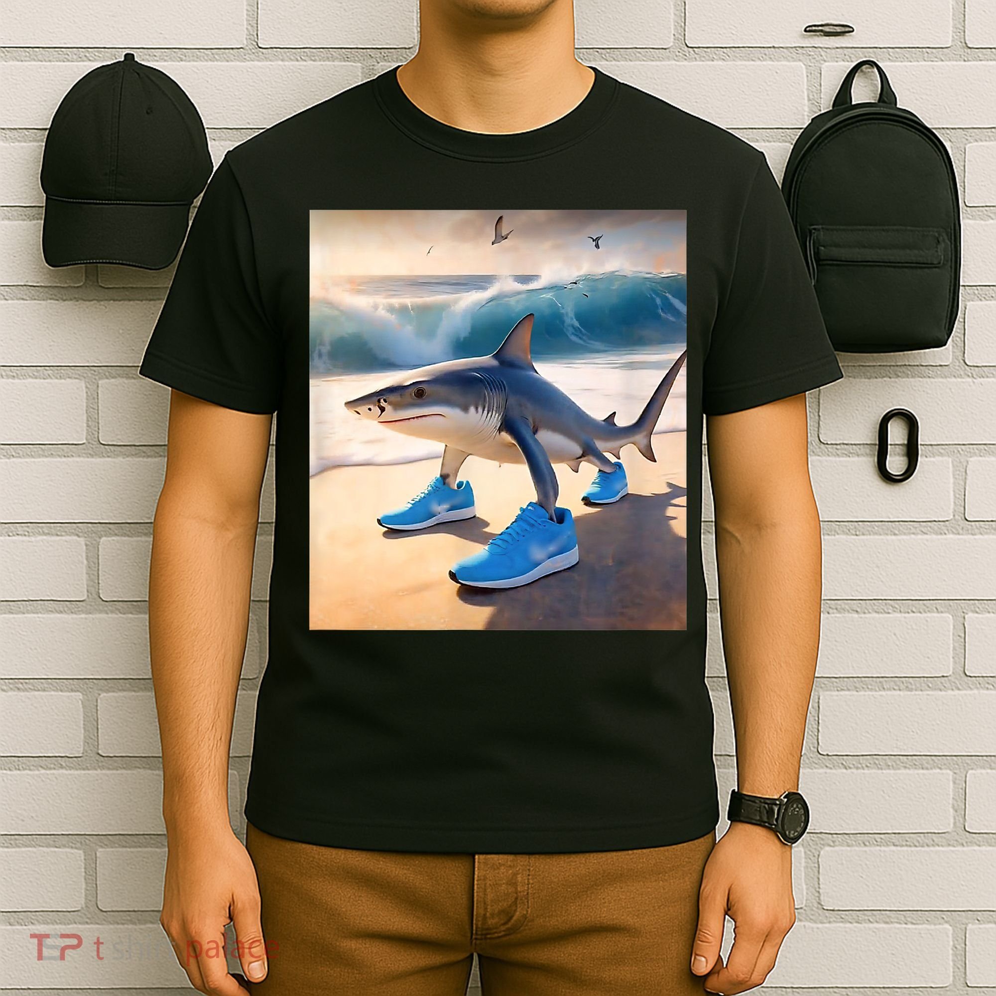 Tralalero Tralala Funny Gen Alpha Shark Meme  T-Shirt